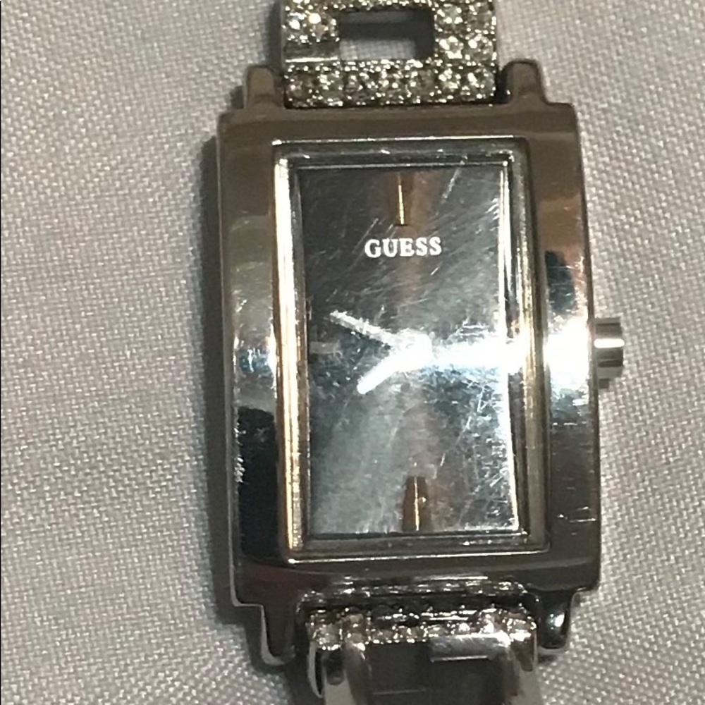 Guess womens silver watch